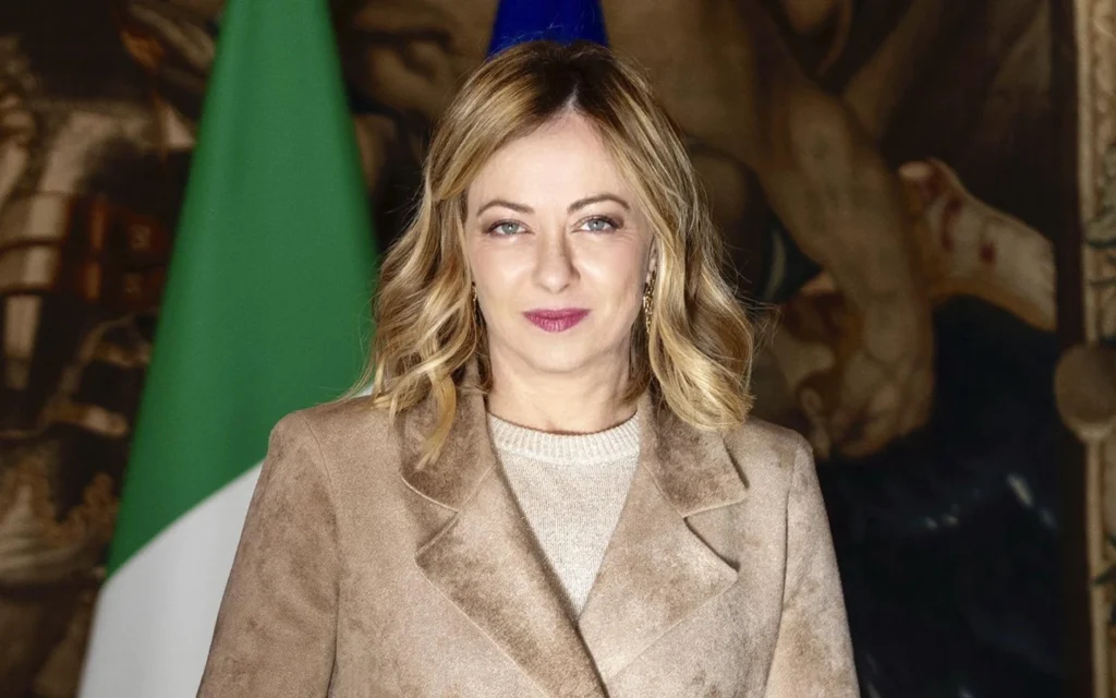Ritratto ufficiale di Giorgia Meloni, foto d’archivio