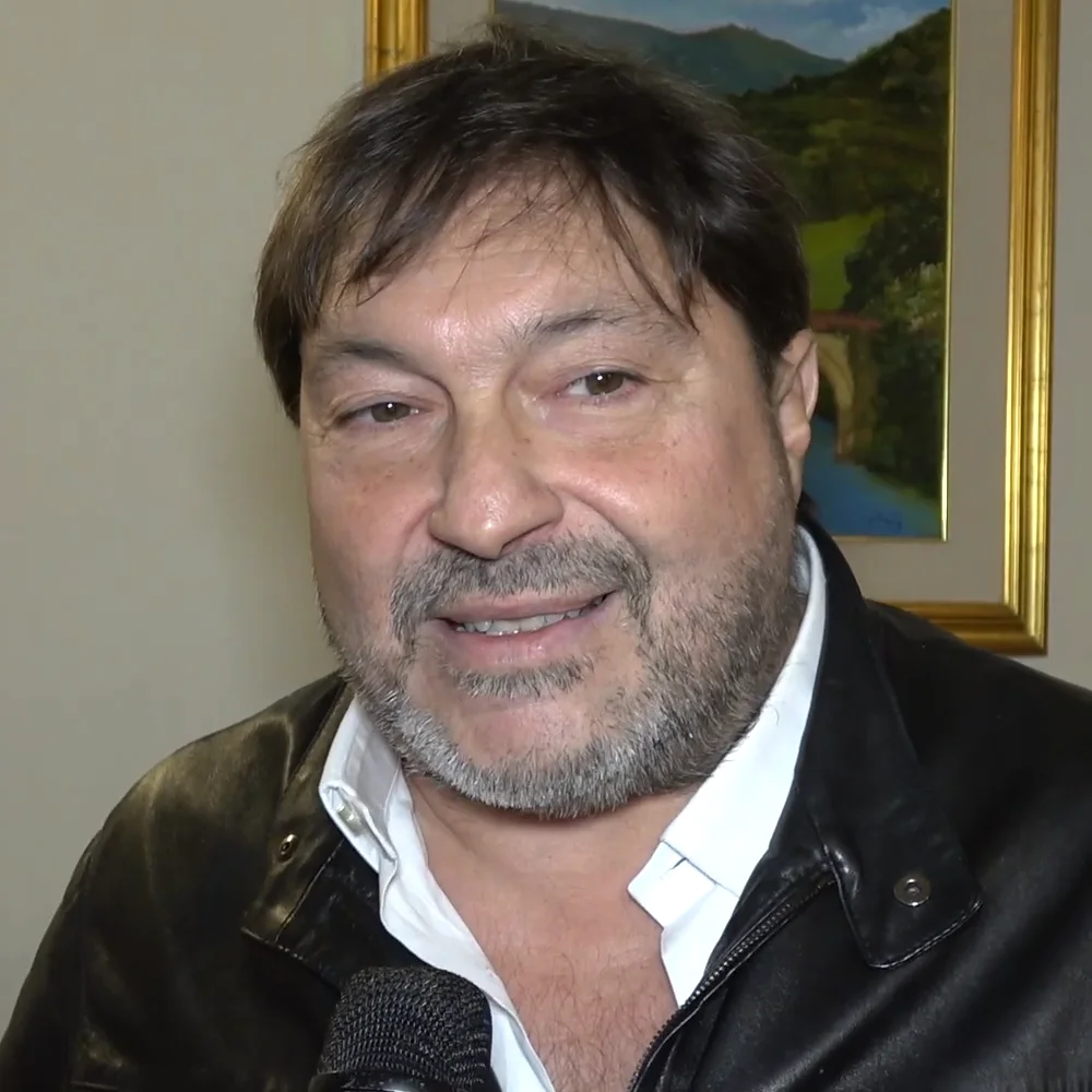 Sigfrido Ranucci durante un’intervista di ArezzoTV, foto d’archivio